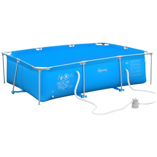 Outsunny steel frame swimming - frame,