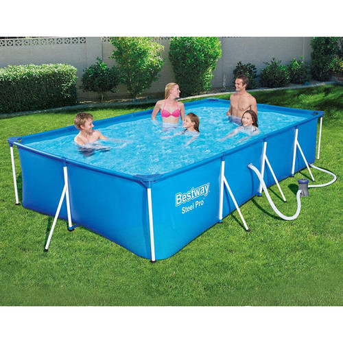 Bestway 13ft rectangular - 13ft, above